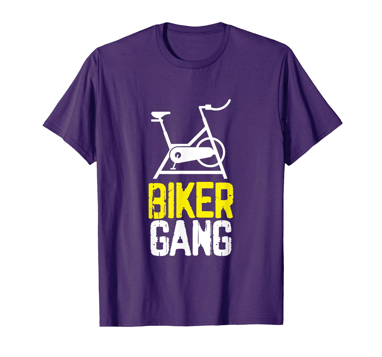 Biker Gang Funny Spin Saying Gym Workout Spinning T-Shirt
