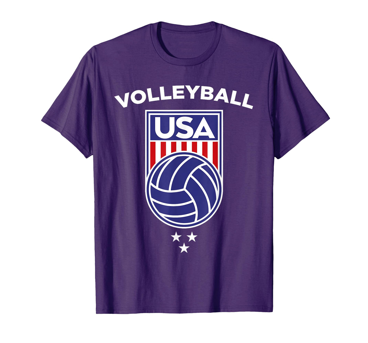 Volleyball Beach USA Flag Volleyball Team Player Girl Boy T-Shirt
