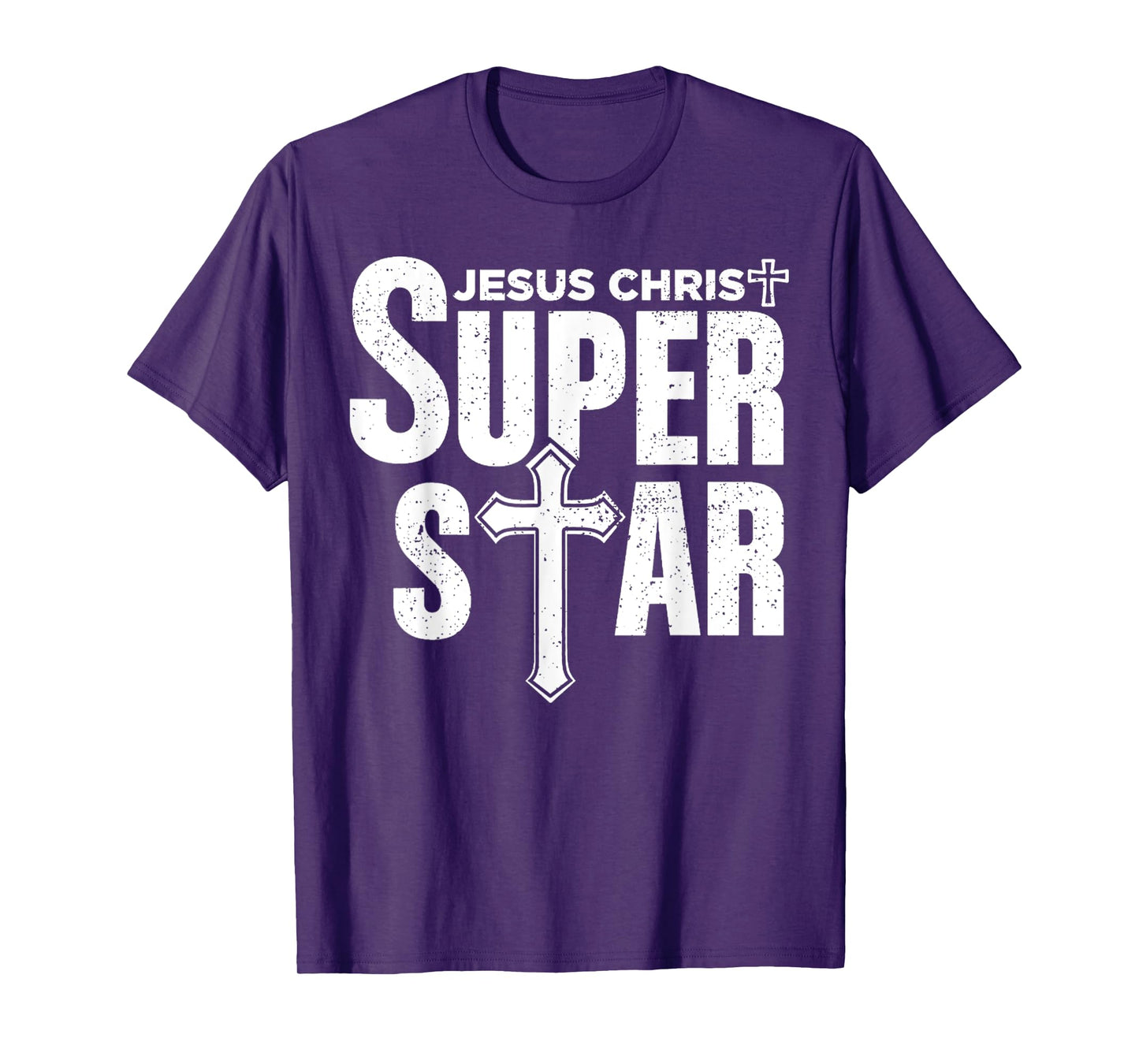 Vintage Jesus Christian Design Jesus Christ Super Star Tee T-Shirt