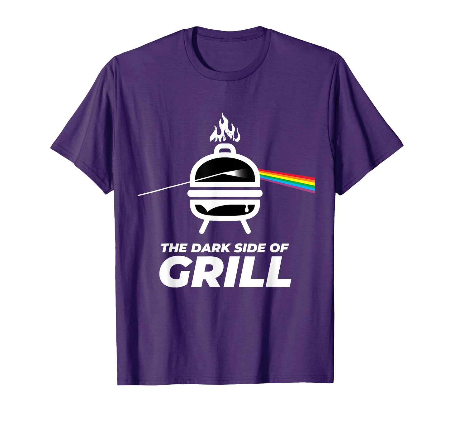 Men's Women's Kids the Dark Side of Grill BBQ Graphic Design T-Shirt