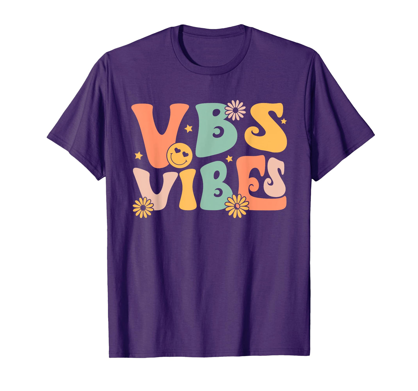 Retro Groovy VBS Vibes VBS 2024 Vacation Bible School Group T-Shirt