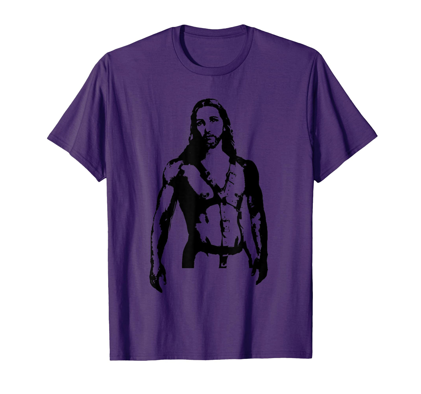 Sexy Jesus In BDSM Harness Gay Pride T-Shirt