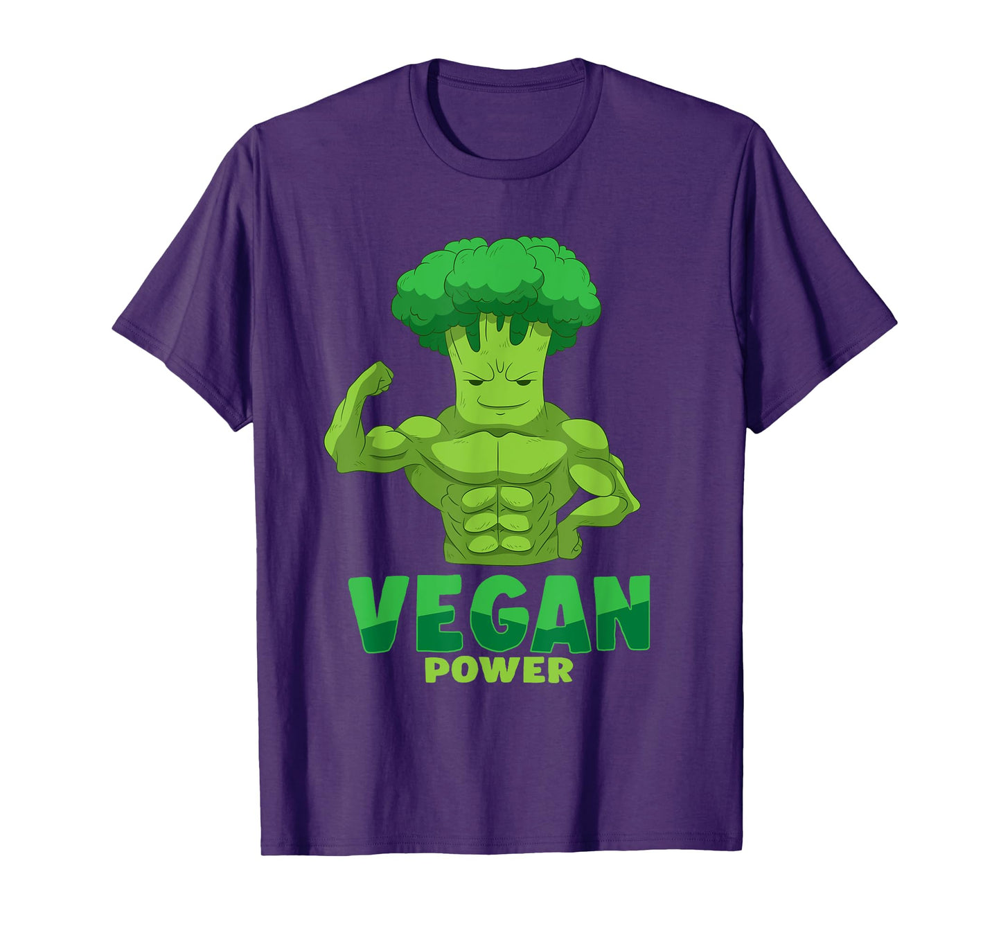 Vegan T shirt for Men - Vegan Plant Power Lifter T-Shirt
