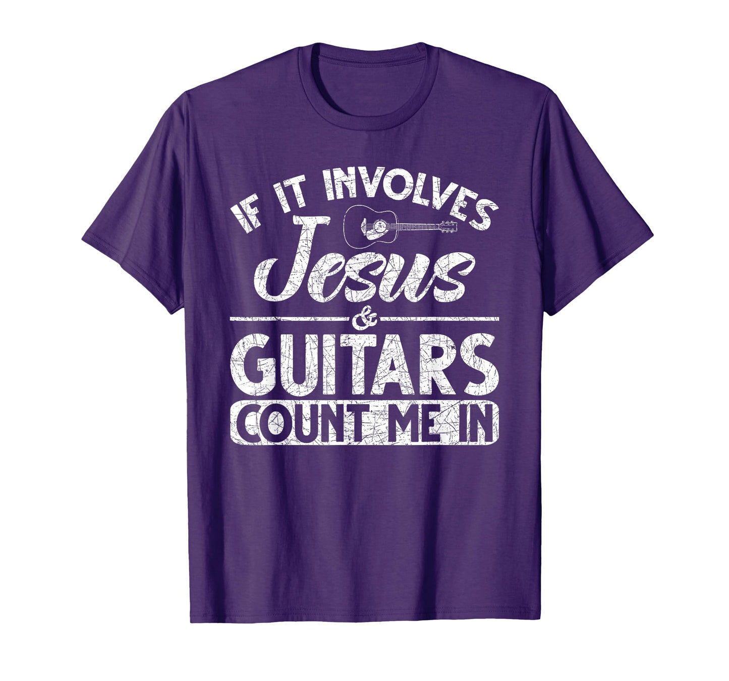 Musician Guitar Music Guitarist Gift Christian Jesus T-Shirt
