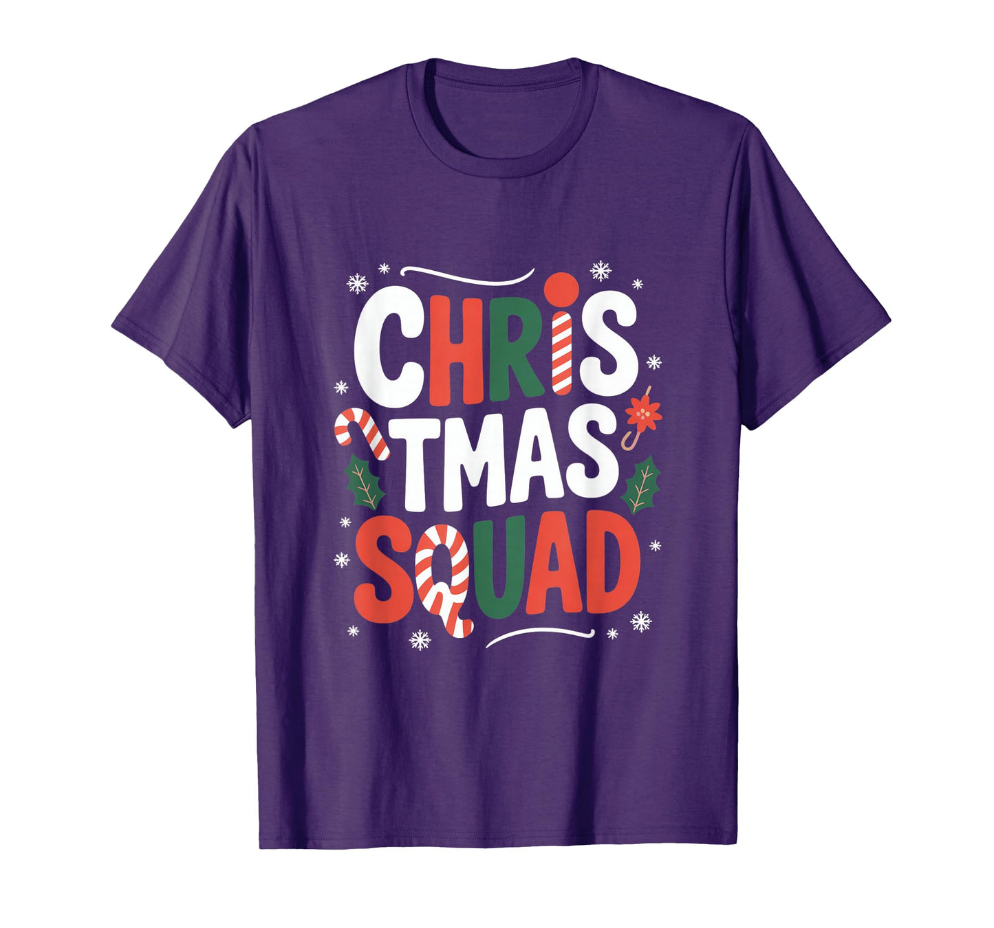 Christmas Squad Holiday Family Matching Party T-Shirt