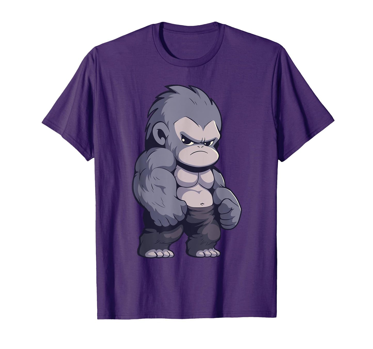 Buff Alpha Silverback Gorilla Ape Design Boxing Gorilla Gym T-Shirt