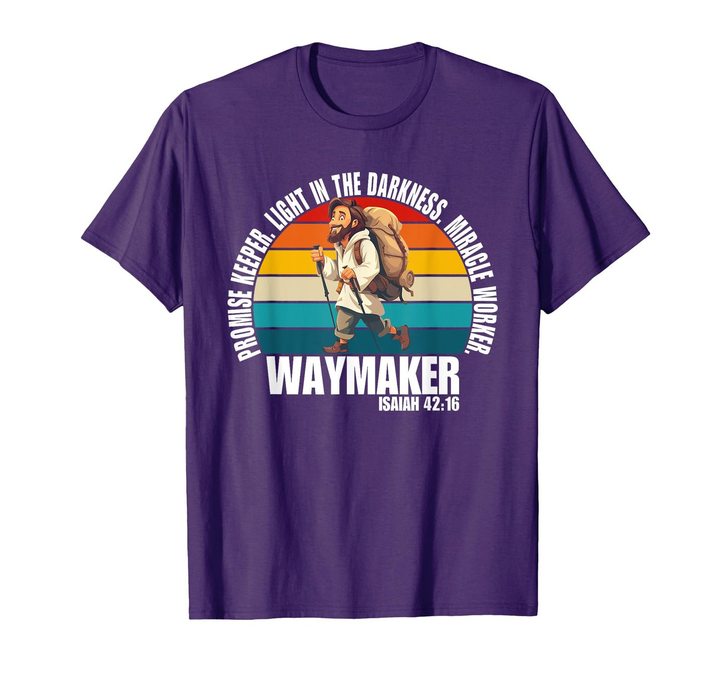 Vintage Waymaker Promise Keeper Miracle Worker Christian T-Shirt