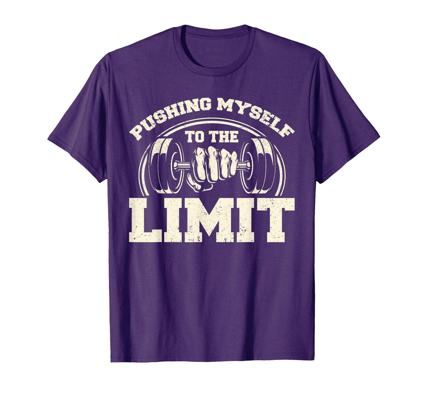 Gym Pushing Myself To The Limit Workout Weightlifting T-Shirt