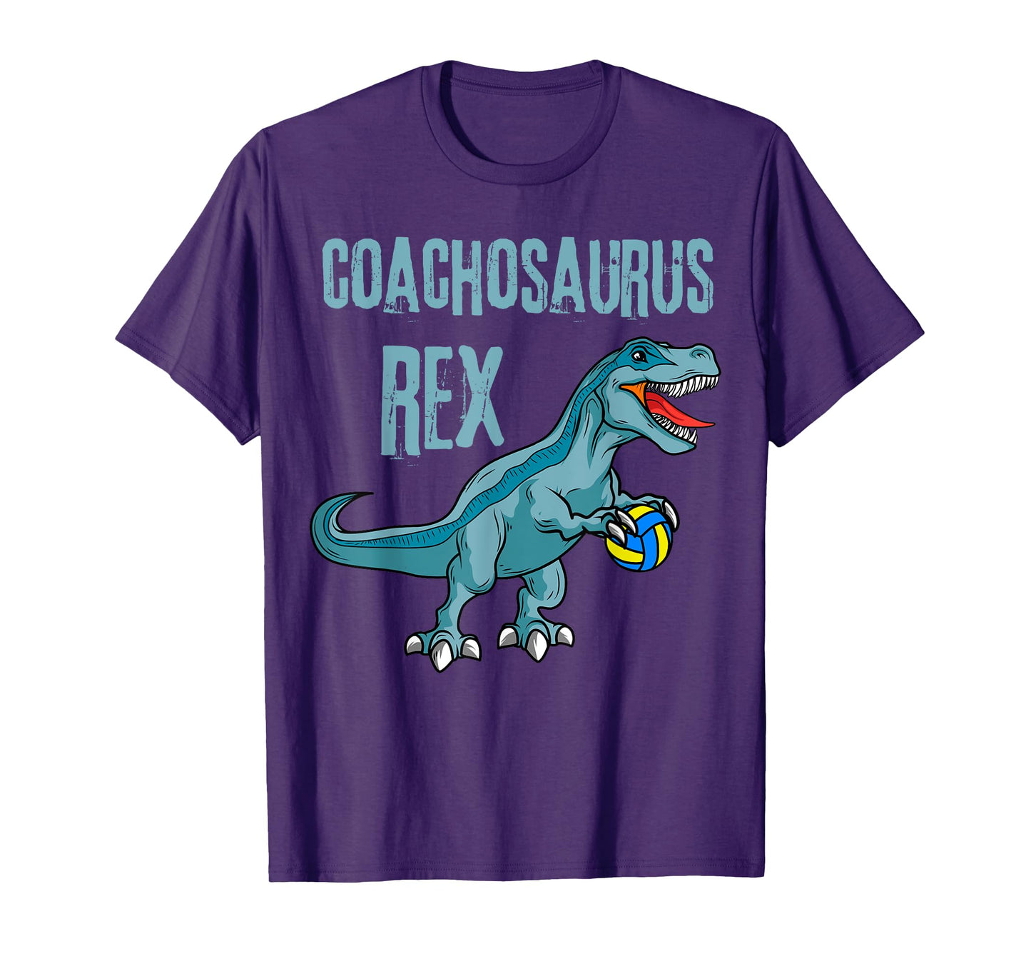 Coachosaurus Rex Volleyball Coach Sports Teacher T-Shirt