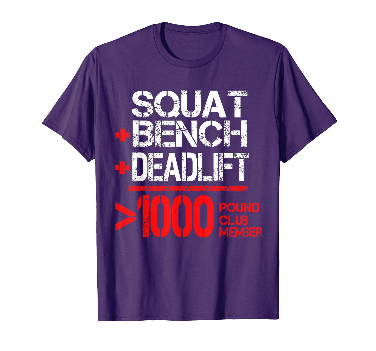 1000 Pound Club Member Powerlifting T-Shirt T-Shirt