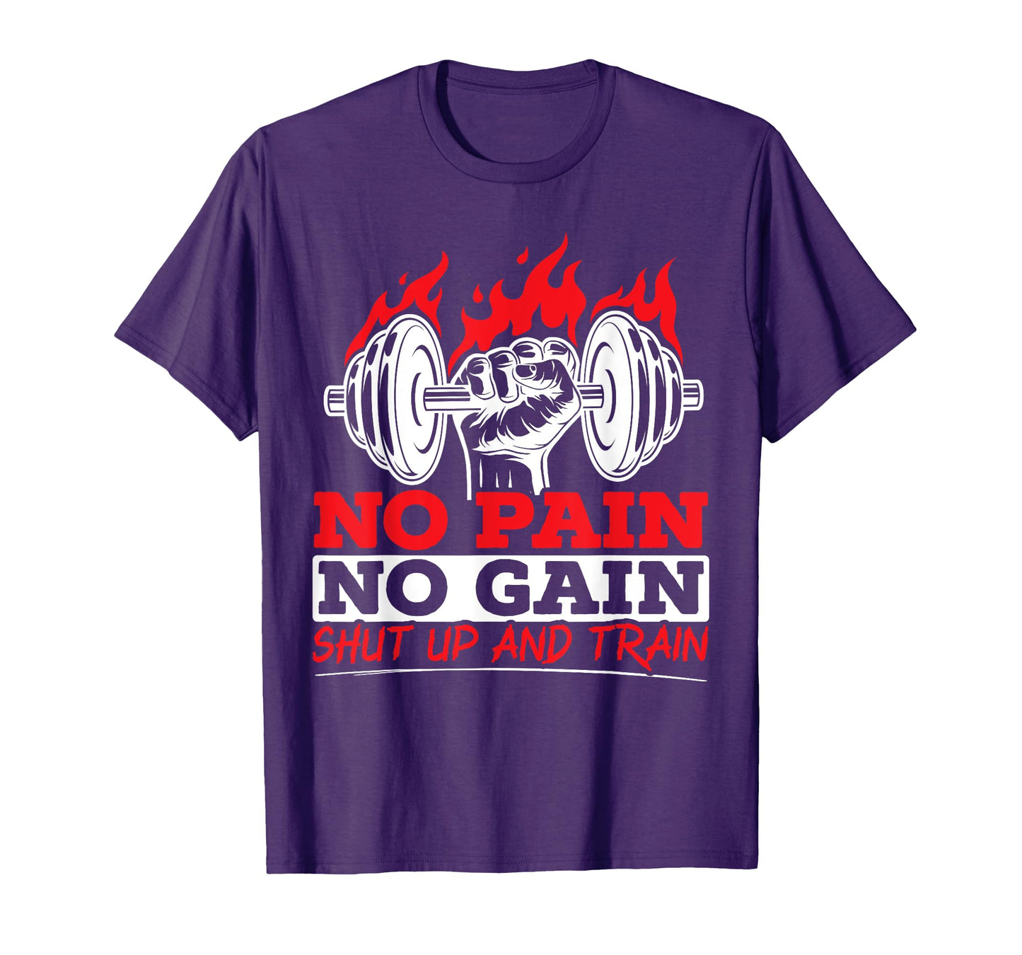 All Pain No Gains Gym Weightlifting Bodybuilding Fitness T-Shirt
