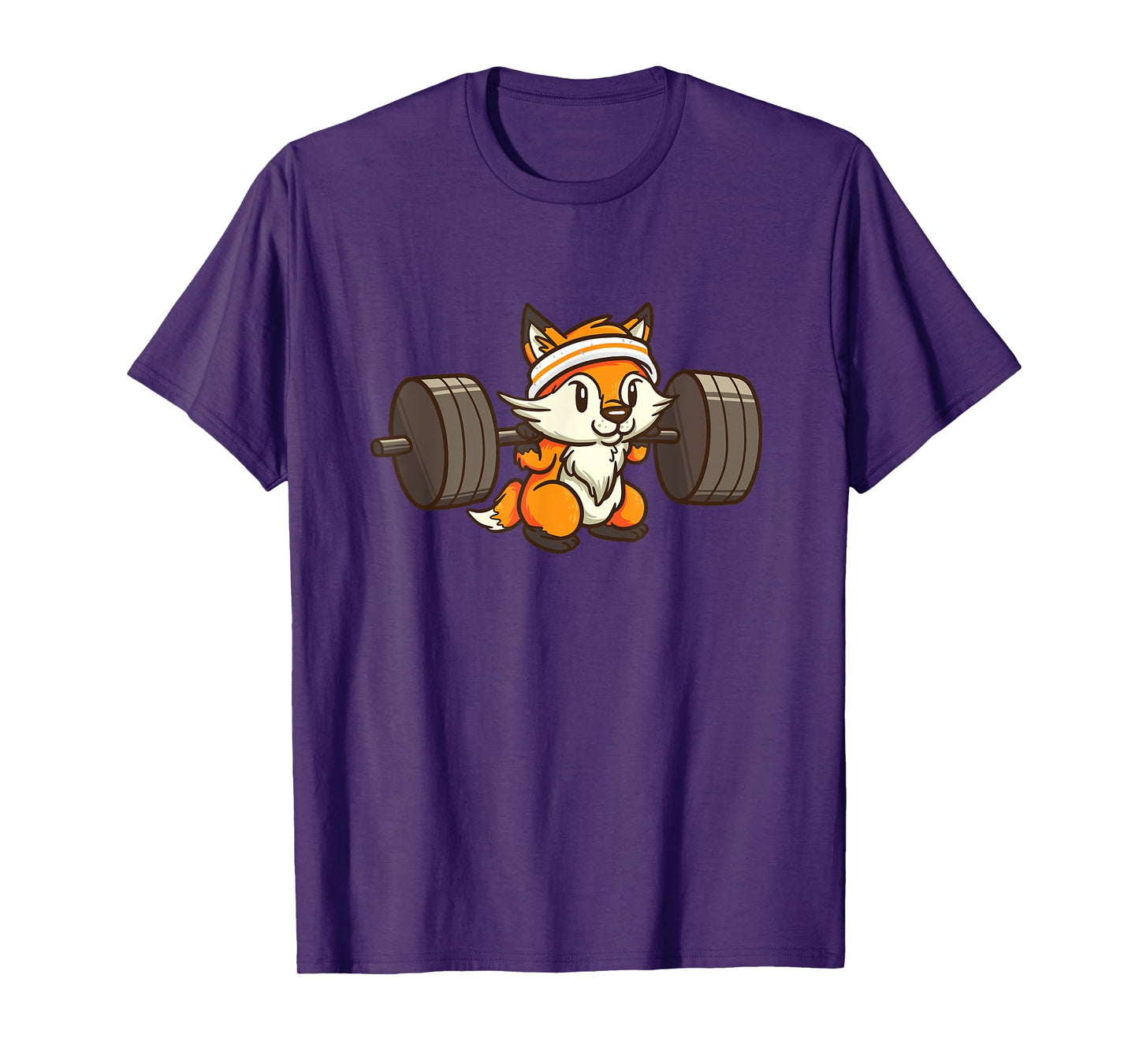 Fox Deadlift Powerlifting Weightlifting Gym Lovers Gift T-Shirt
