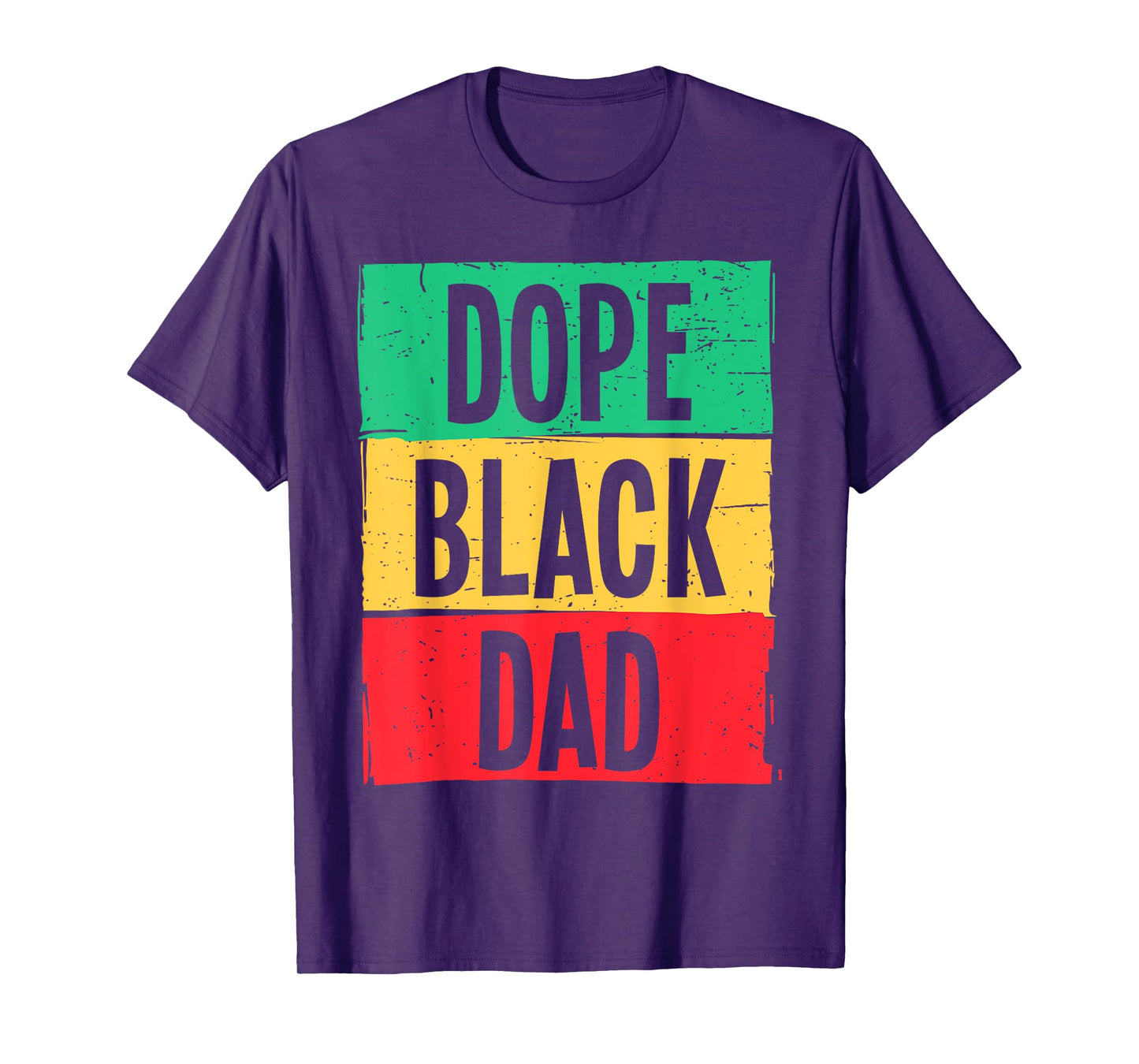 Dope Black Dad Father's Day Juneteenth History Month Funny T-Shirt