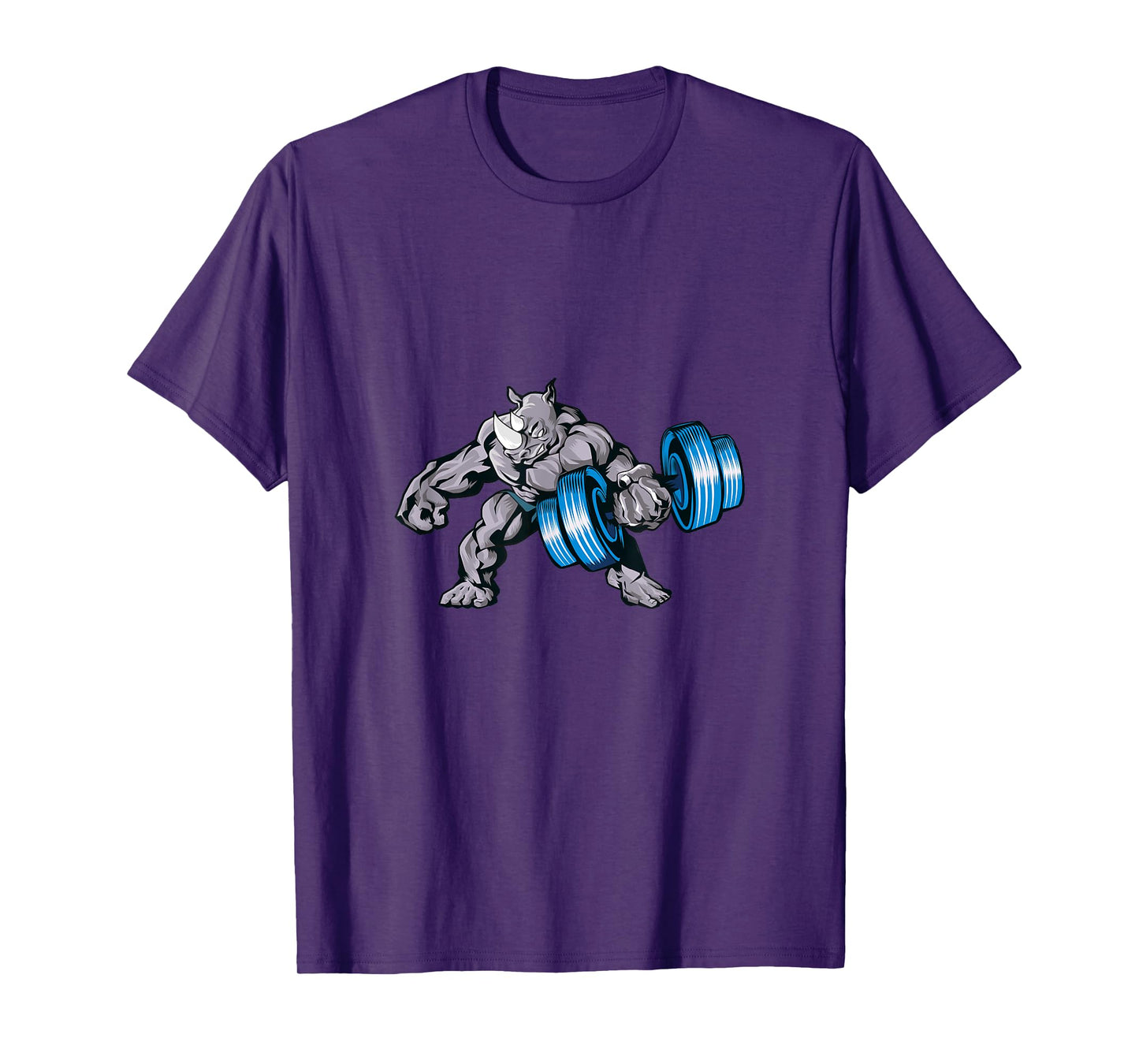 Rhino Lifting Weights Bodybuilding Beast Gym Fitness T-Shirt