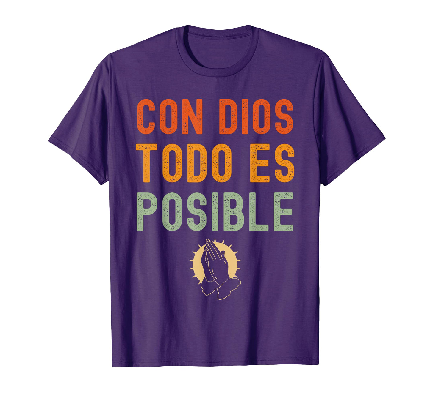 Con Dios Todo Es Posible Chirstian Espanol T-Shirt