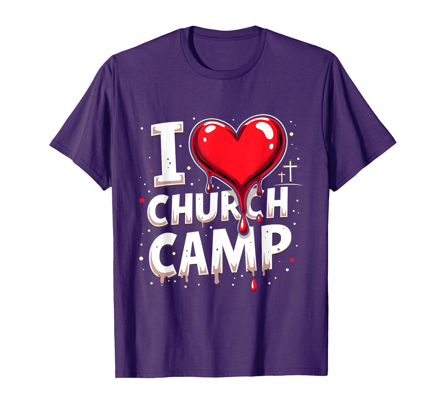 VBS Vacation Bible School I Love Church Camp Jesus VBS Crew T-Shirt