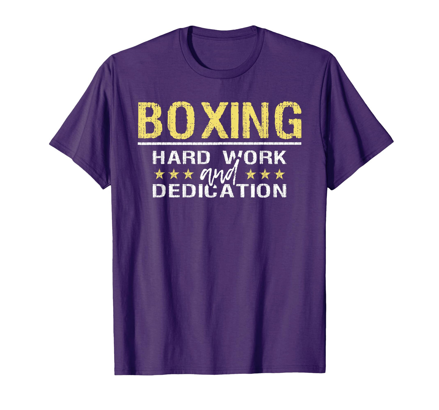 Boxing Hard Work And Dedication - Kickboxing Gym Boxer T-Shirt