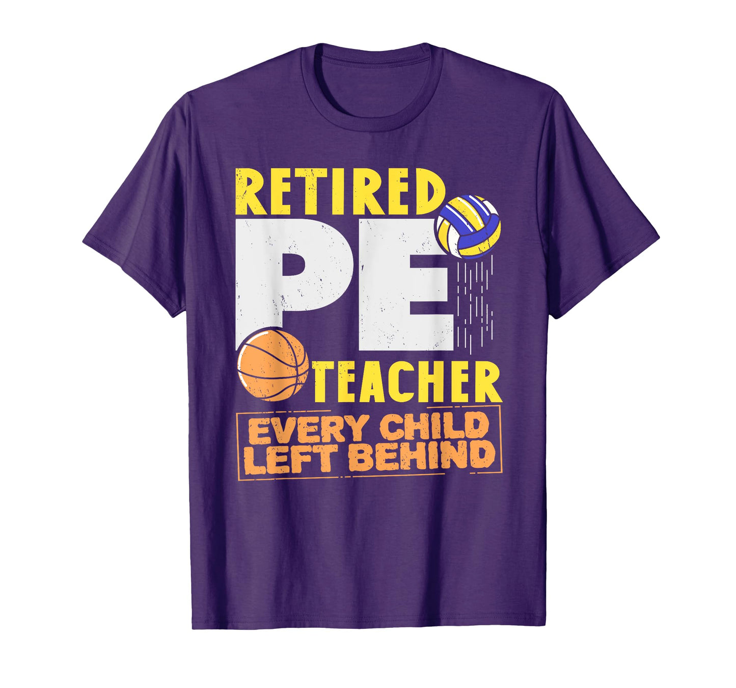 Retired P. E. Teacher Retirement Sport PE Physical Education T-Shirt