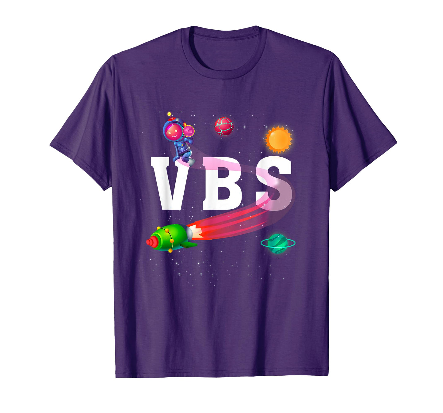 Kids VBS Crew Vacation Bible School Space Astronaut T-Shirt