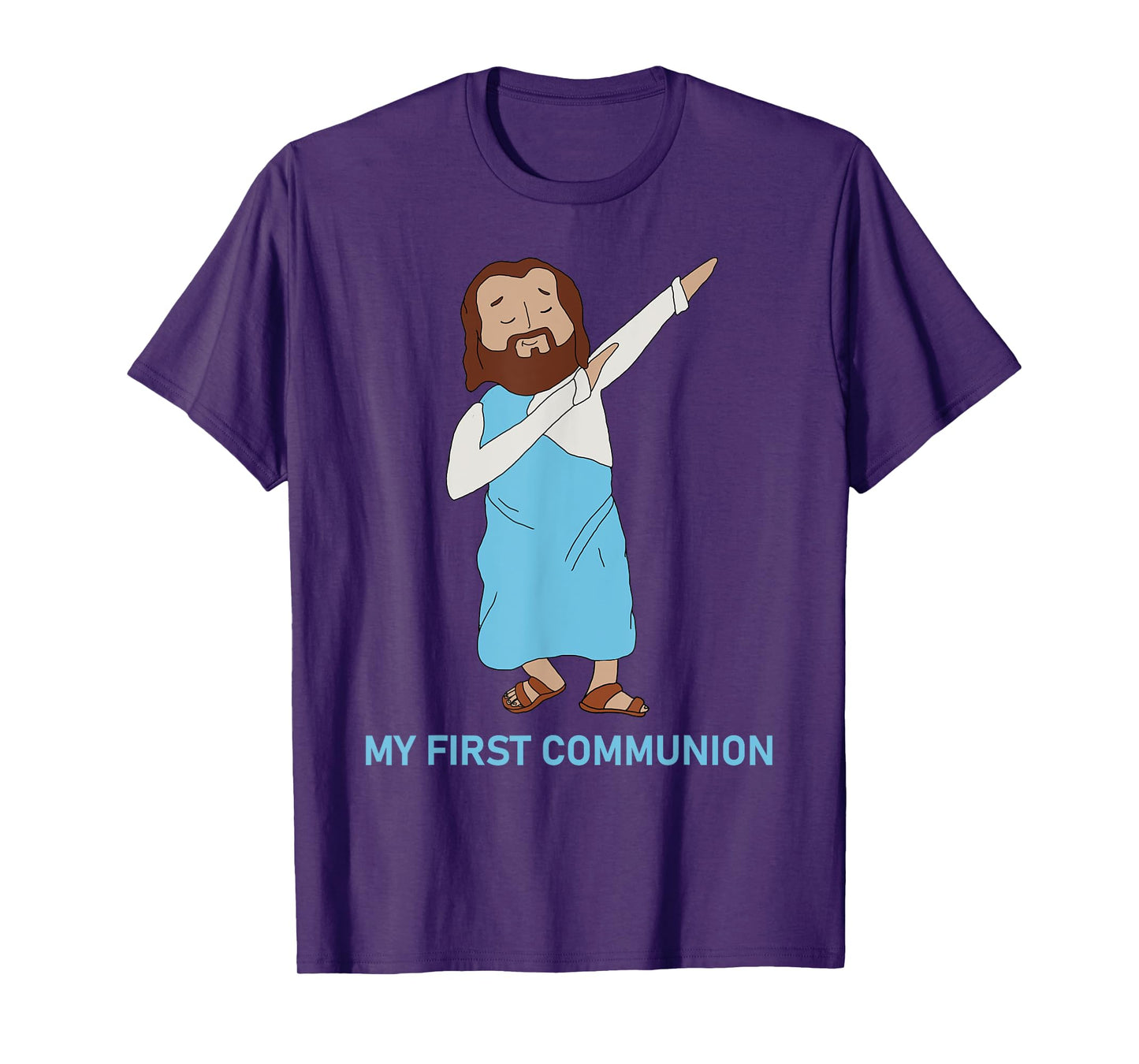 My First Communion Dabbing Jesus Christian Religious T-Shirt