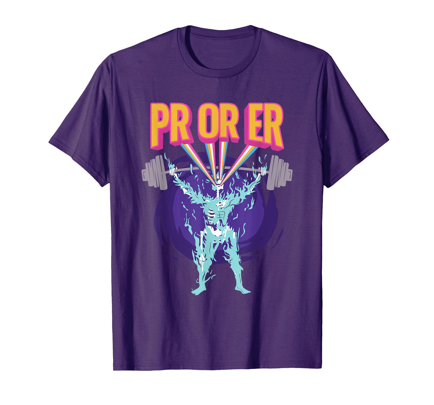 PR Or ER, Workout Bodybuilding Gym Weightlifting T-Shirt