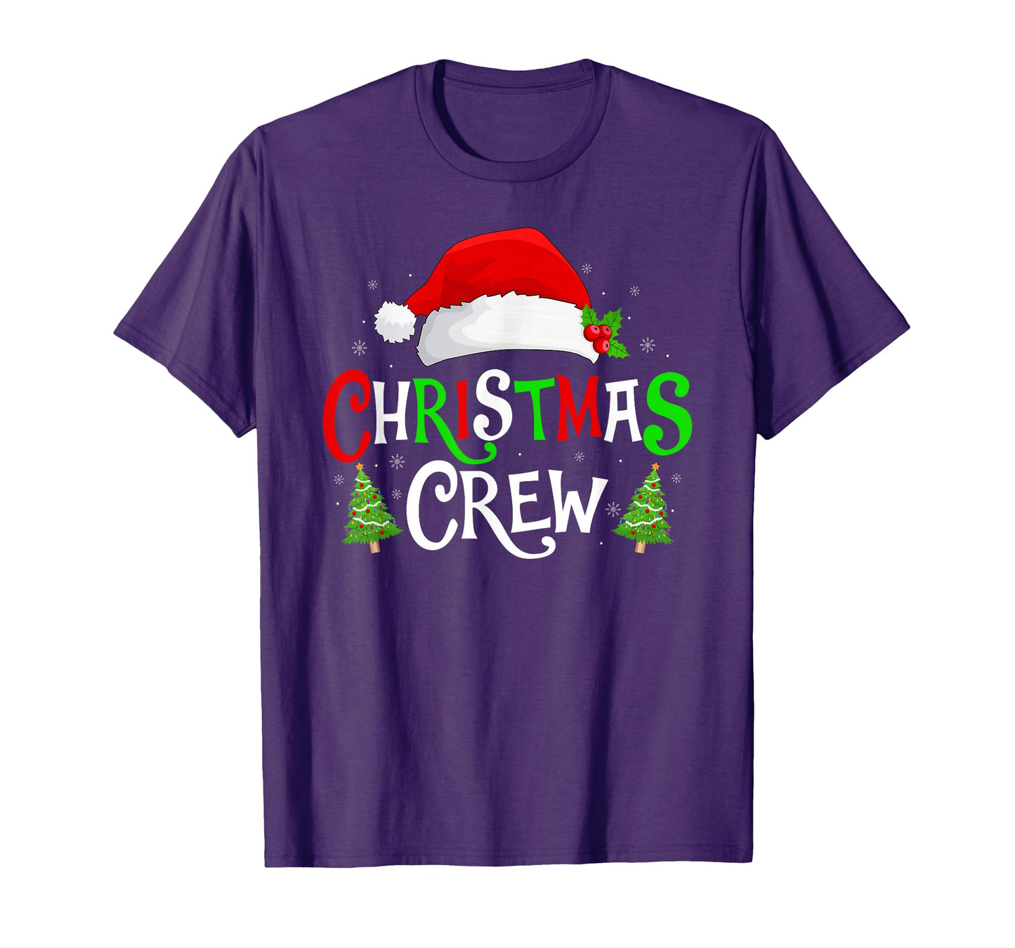 Matching Family Xmas Santa Squad Christmas Crew Pajamas T-Shirt