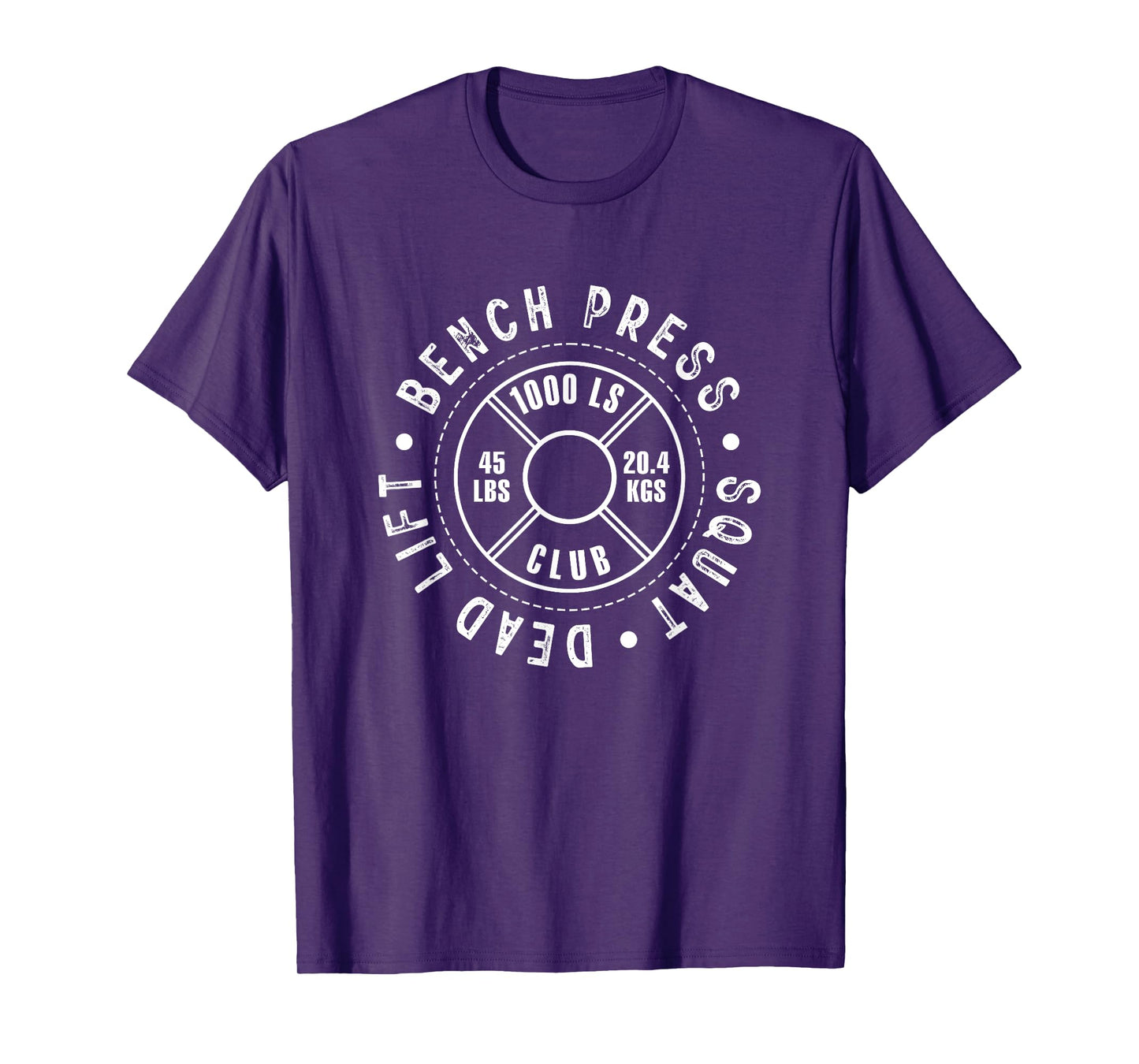 1000 Lb Pound Club Bench Press Dead Lift Squat T-Shirt