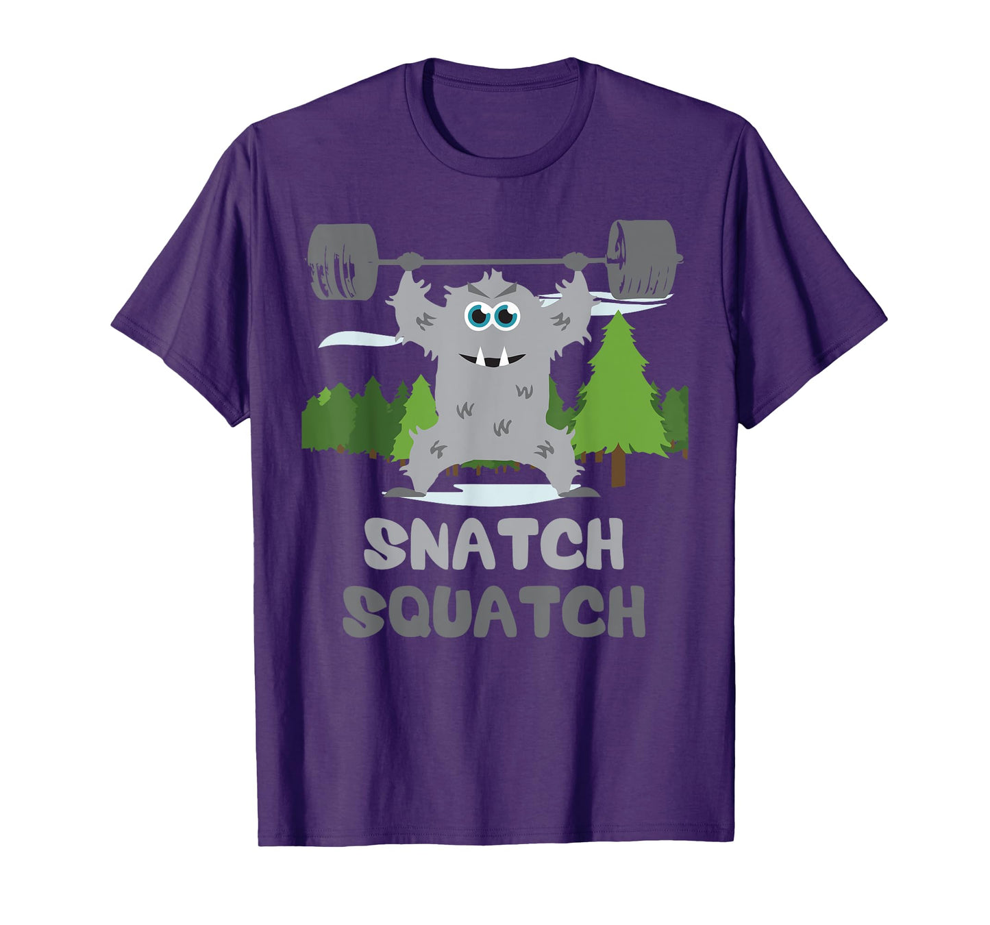 Snatch Squatch - Cartoon - Beast - Gym T-Shirt T-Shirt