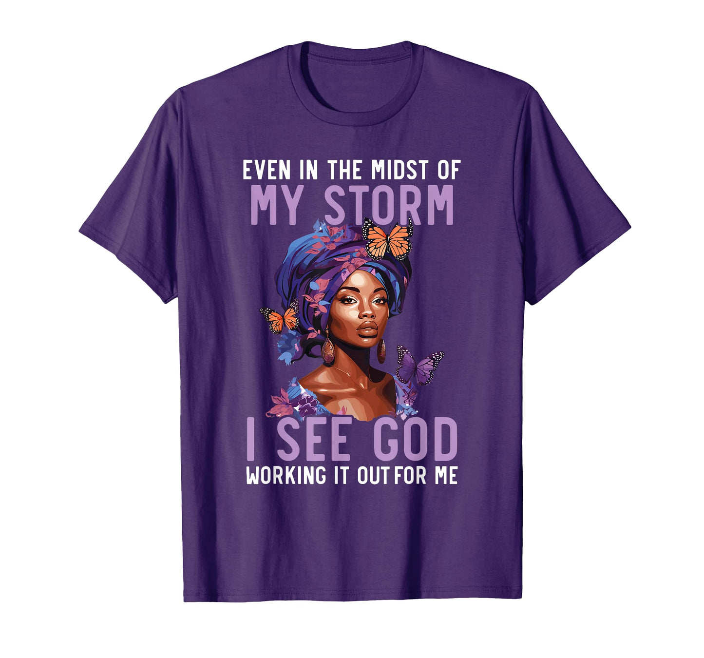 African Christian Afro American Black Pride Christianity T-Shirt