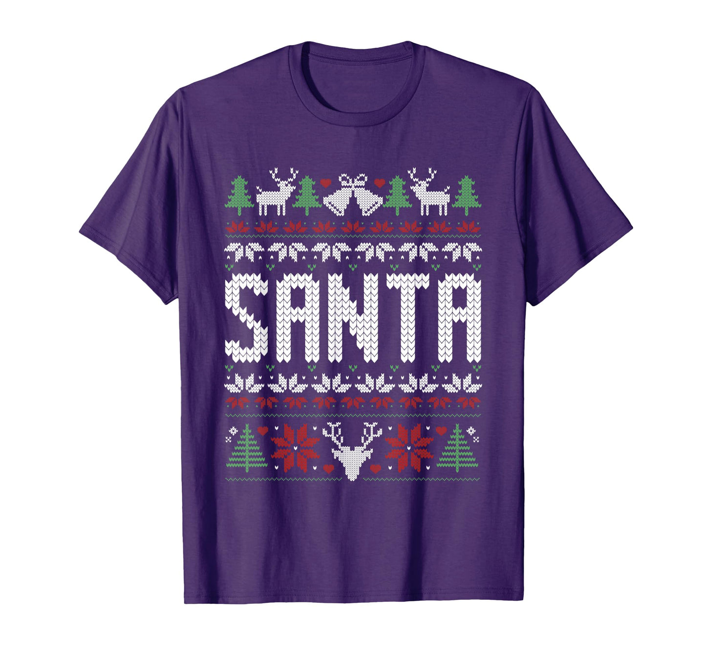 Santa I'm So Good Santa Came Twice Matching Couple Ugly Xmas T-Shirt