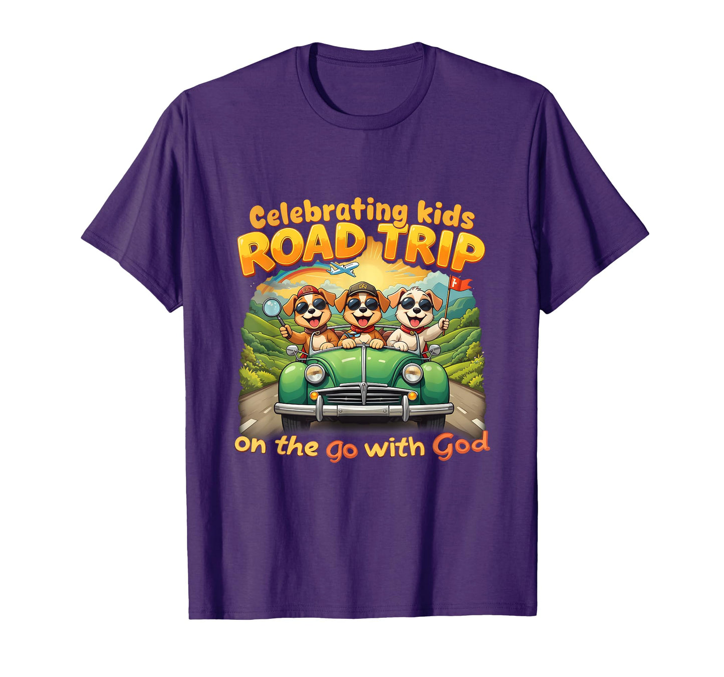 Kids On The Go Christian VBS 2025 Road Trip Celebrating T-Shirt