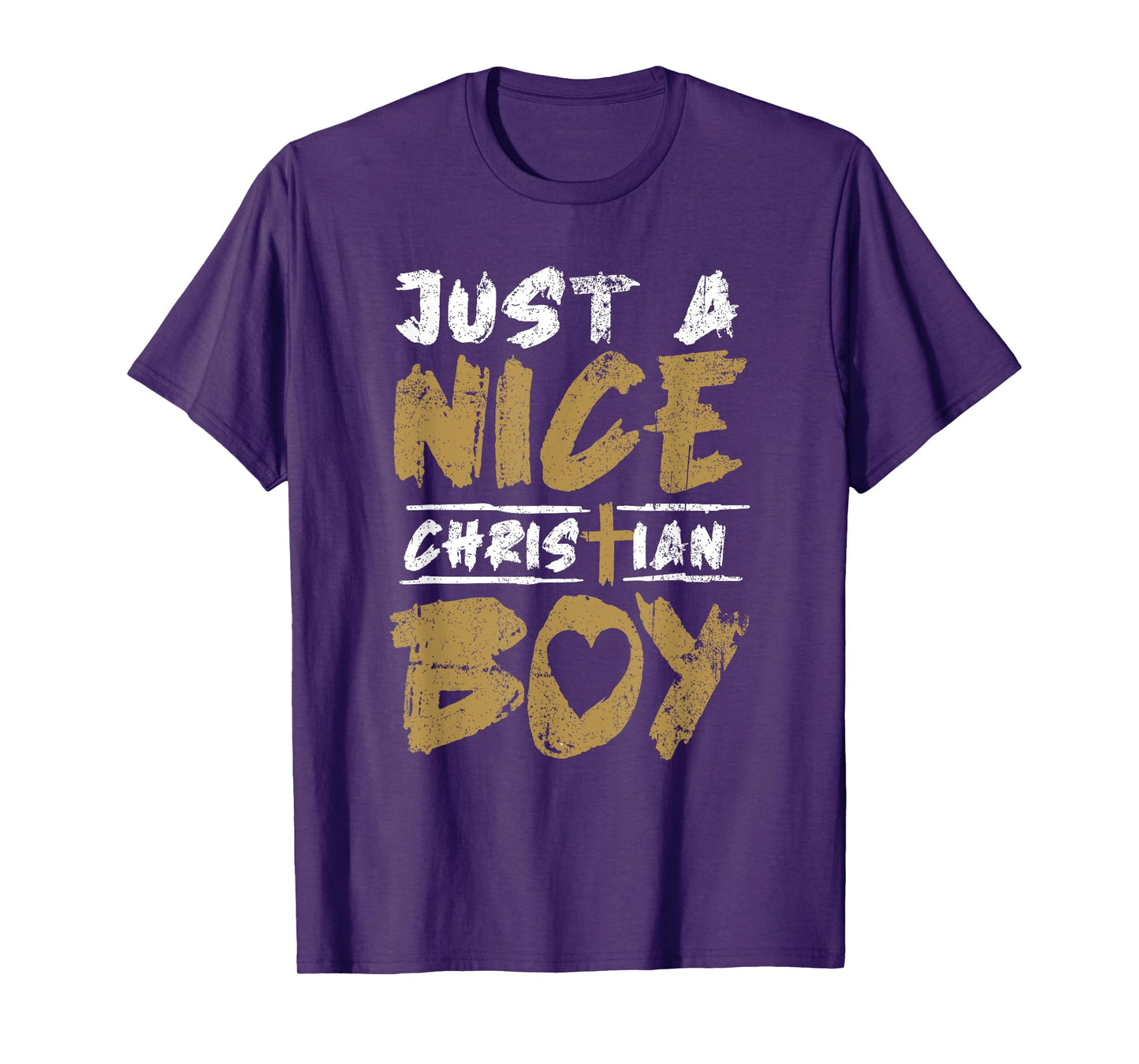 Religious Mens Teen Boys Kids Just a Good Ole Christian Boy T-Shirt