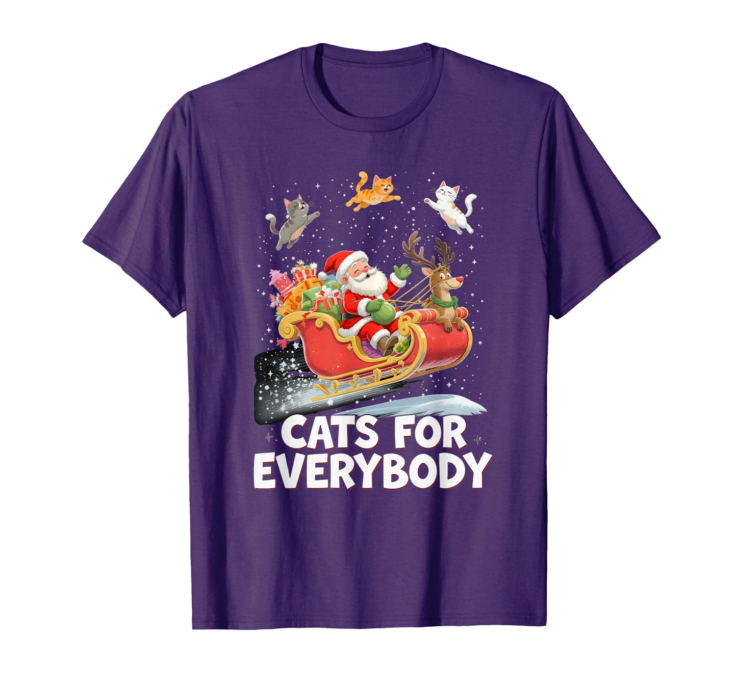Santa’s Sleigh Ride Holiday Fun T-Shirt