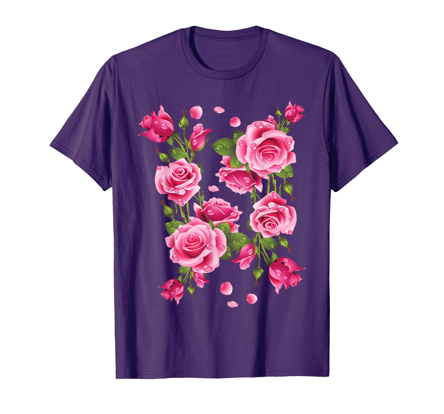 Beautiful Pink Roses Bouquet Graphic Tees & Cool Designs T-Shirt