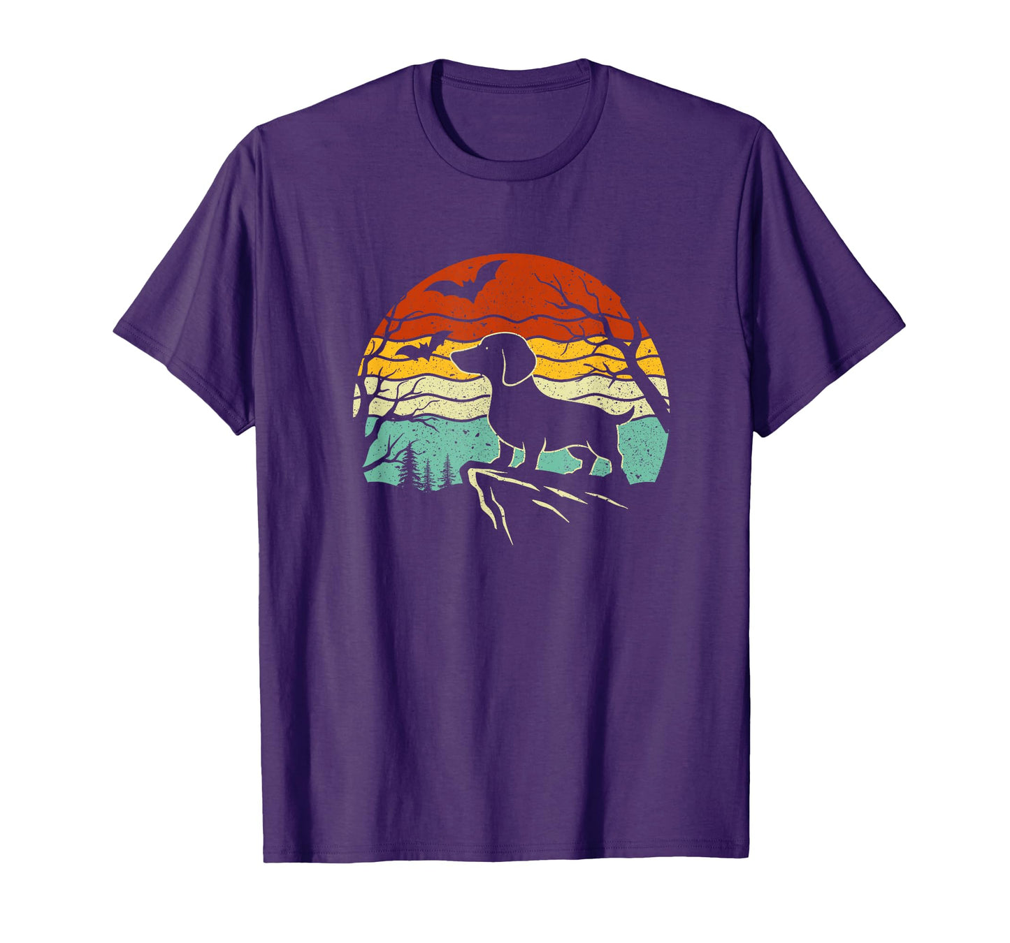 Halloween Dachshund Weenie Wiener Moonshine Sausage Dog T-Shirt