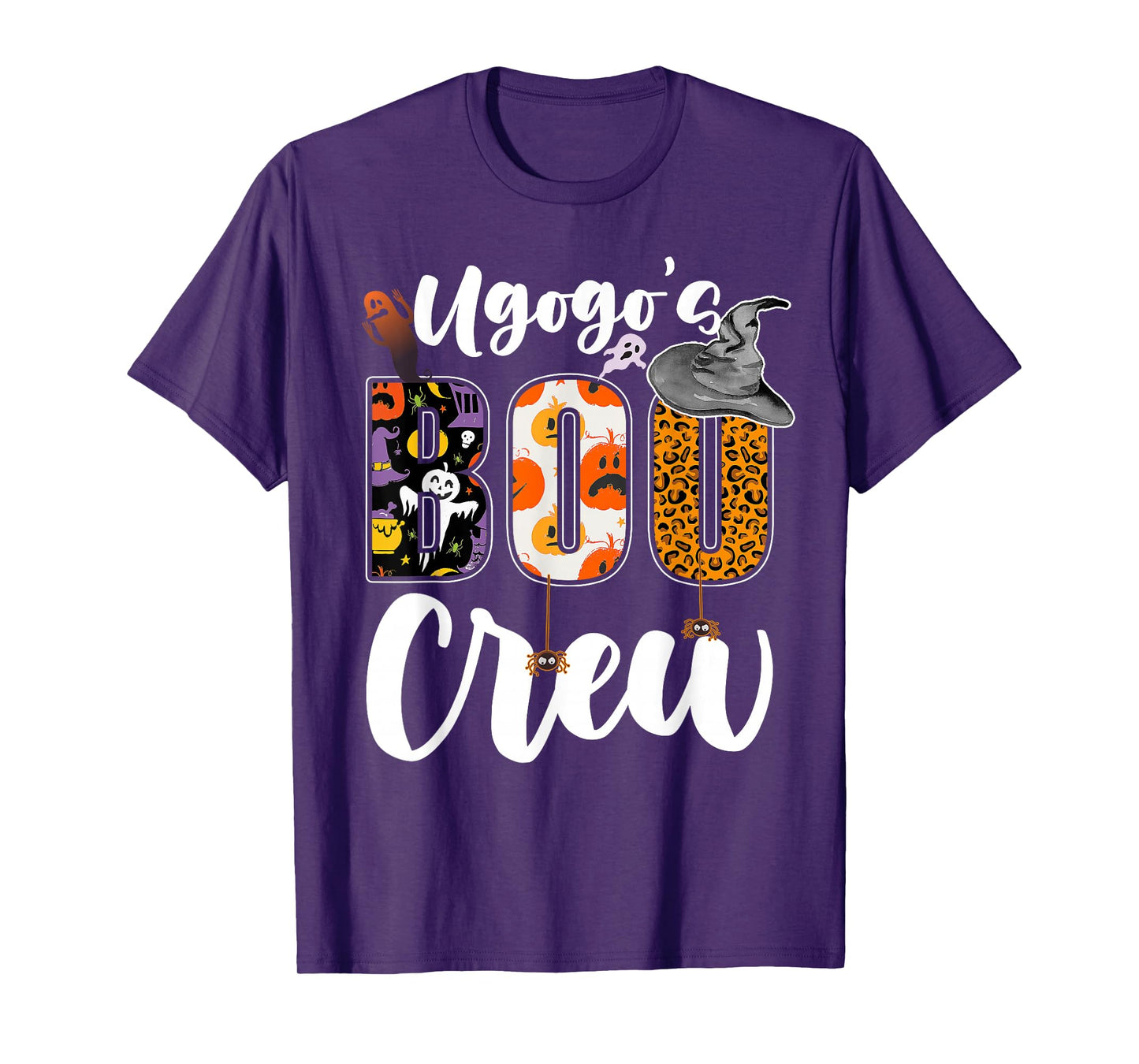 Ugogo's Boo Crew Halloween Grandma Grandkids Matching T-Shirt