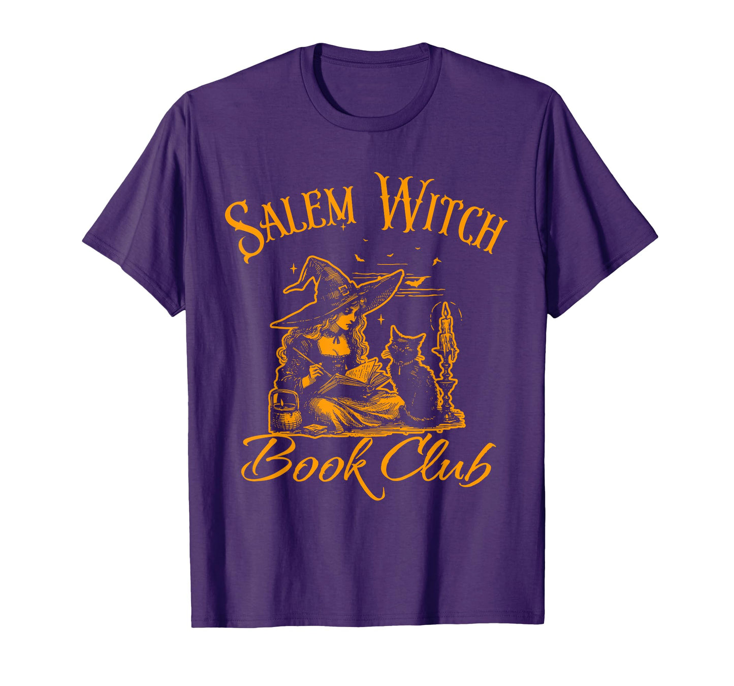 Salem Witch Book Club Halloween Spooky Reader T-Shirt