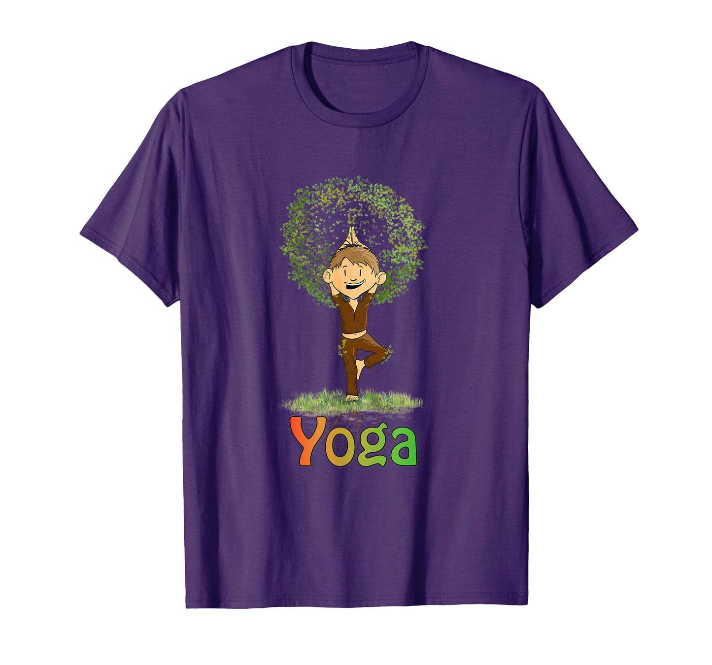 Kids Toddler Yoga Yogini The Tree Vrikshasana T-Shirt