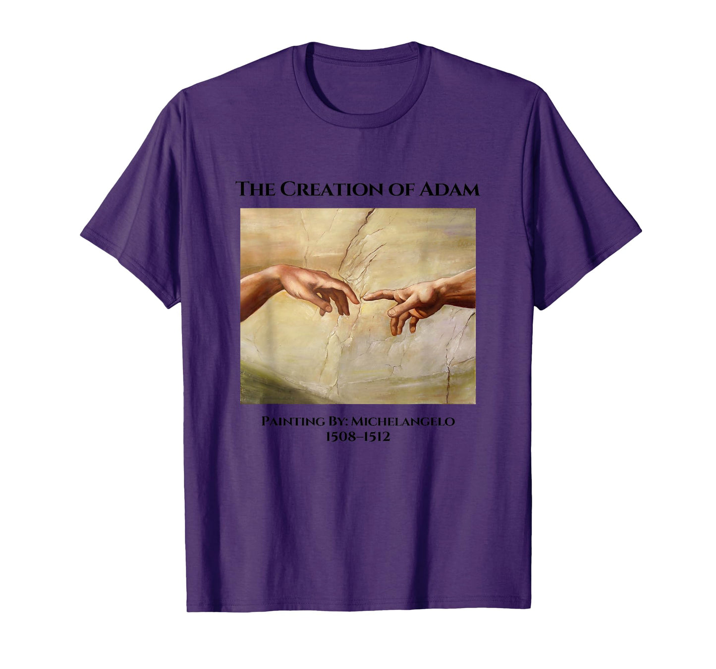 The Creation of Adam Novelty Graphic Tees & Cool Art Designs T-Shirt