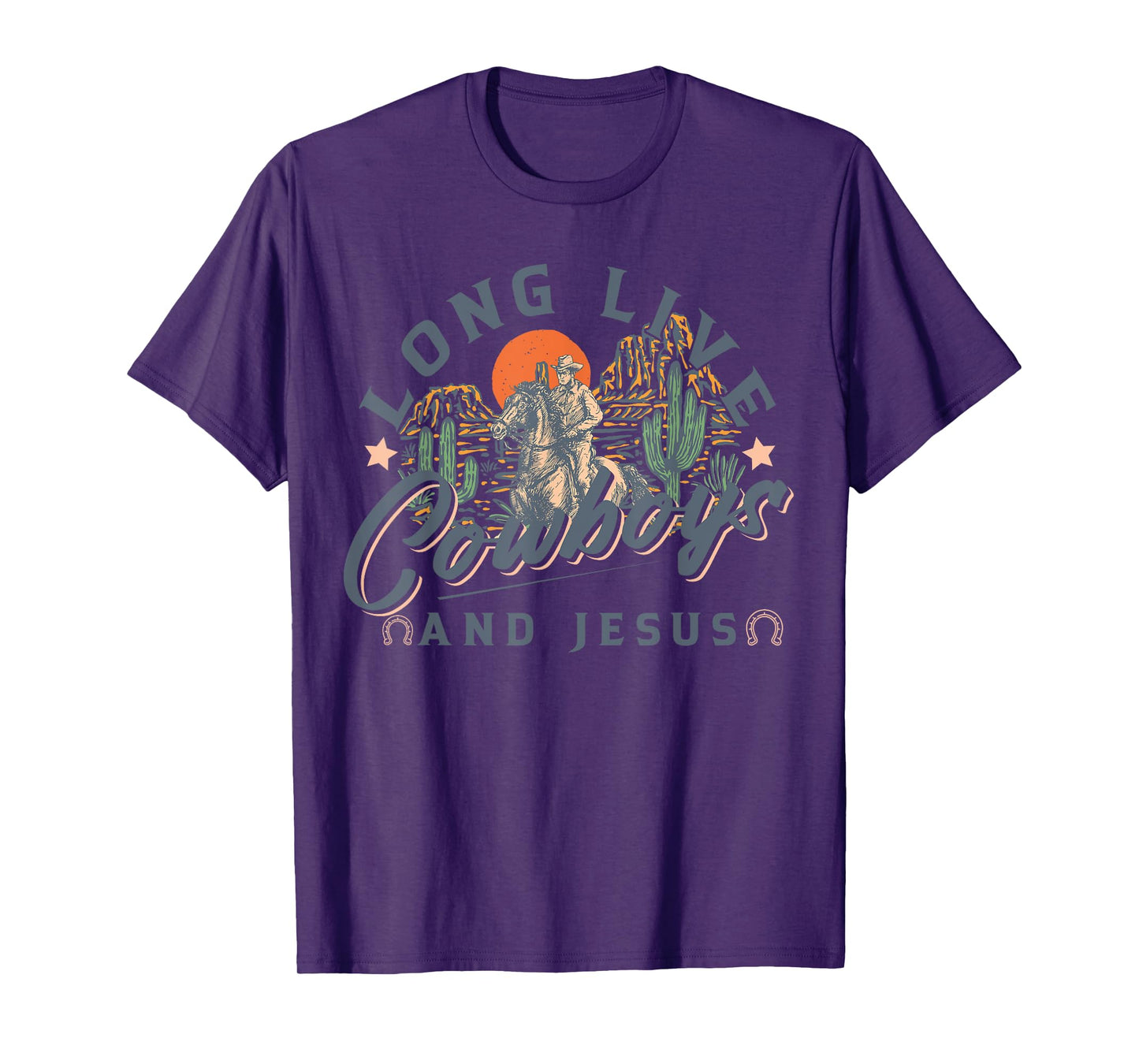 Cowboys And Jesus, Western Christian, Religious T-Shirt