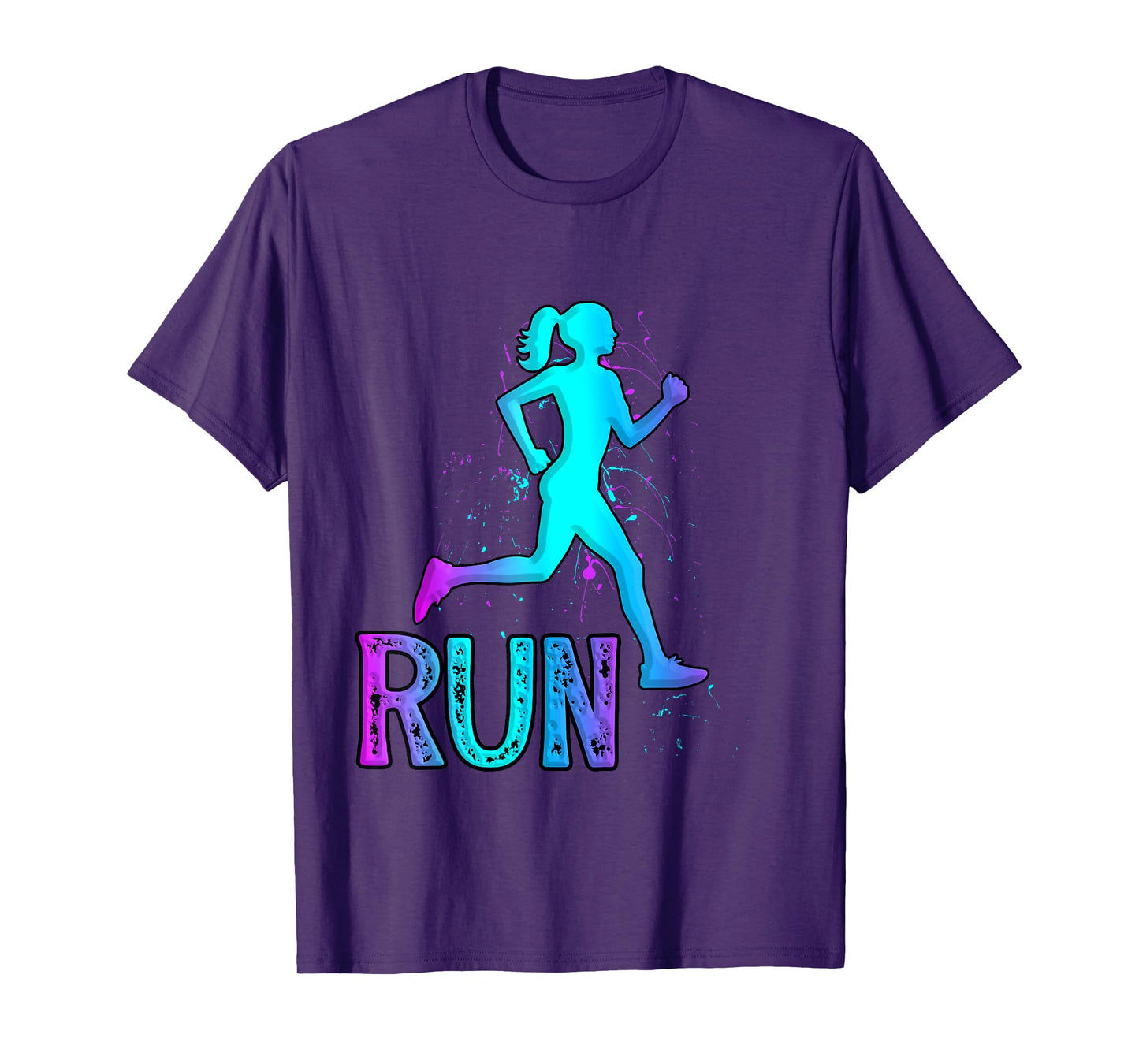 Running Girl for girls runners T-Shirt