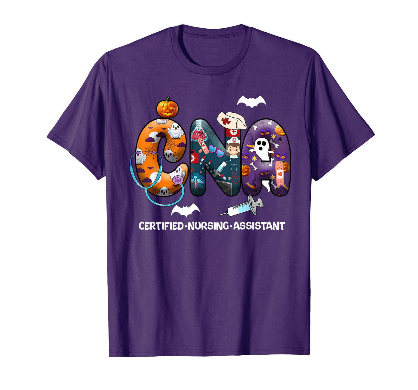 CNA Halloween Certified Nursing Assistant Nurse Halloween T-Shirt