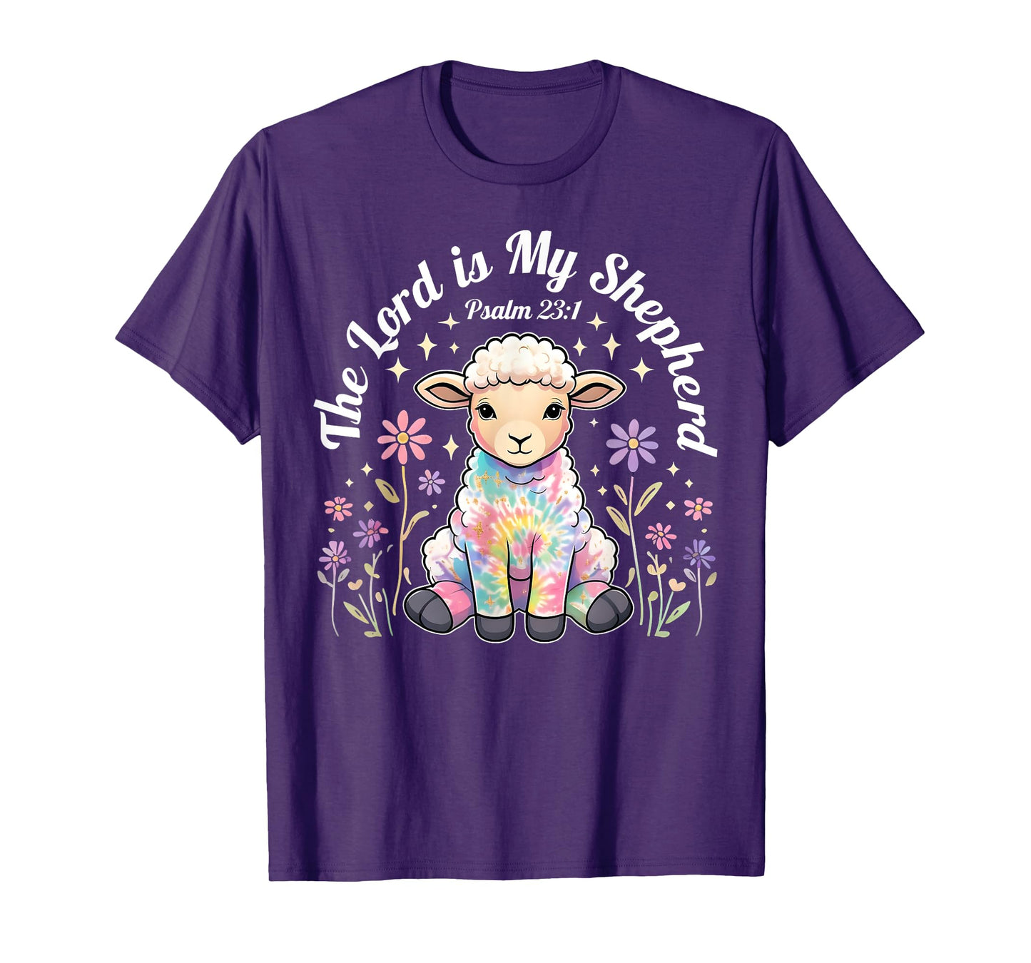 The Lord Is My Shepherd Easter Christian Faith Bible Verse T-Shirt