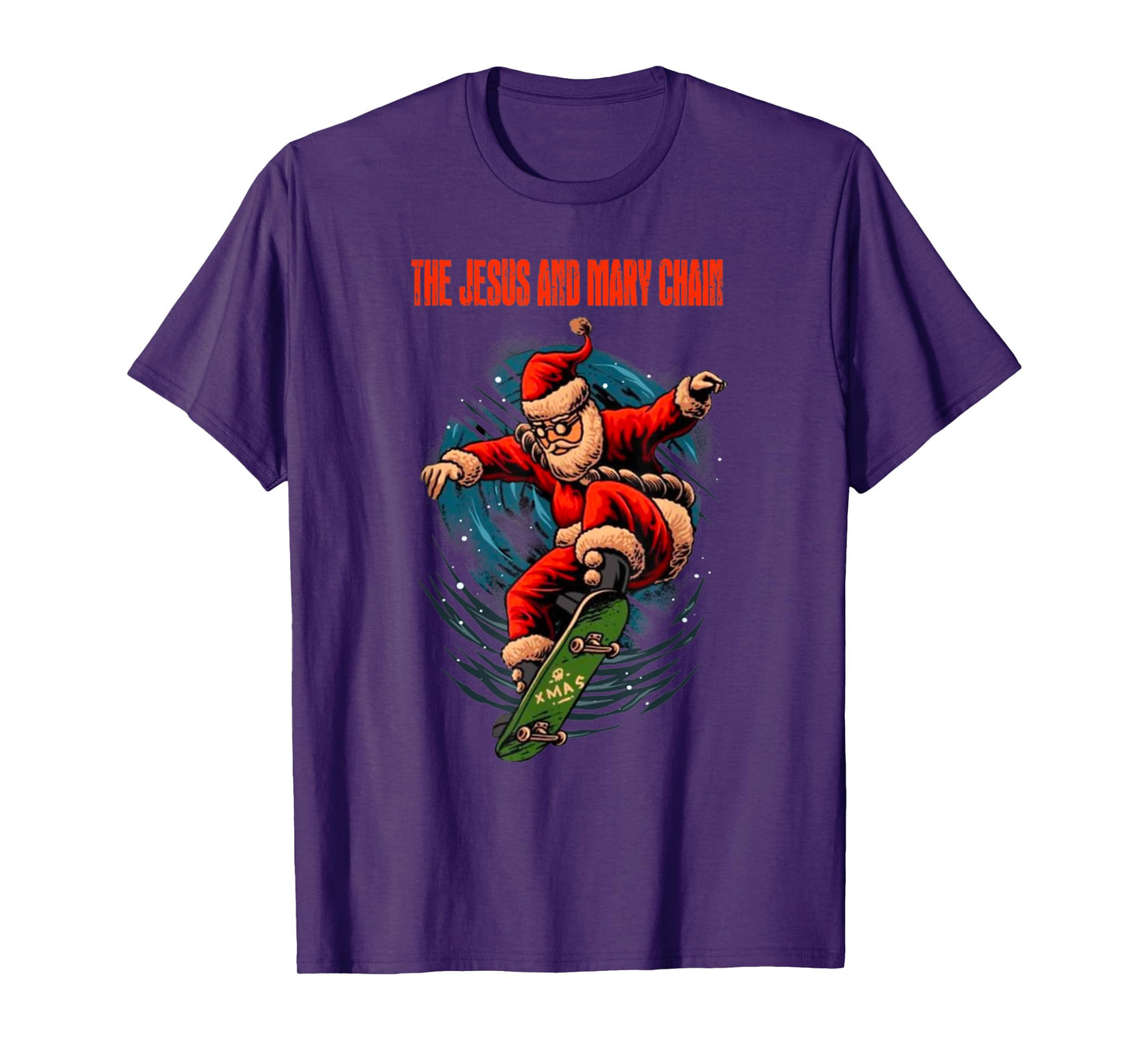 The Jesus And Mary Chain Band Xmas Funny Skateboard T-Shirt