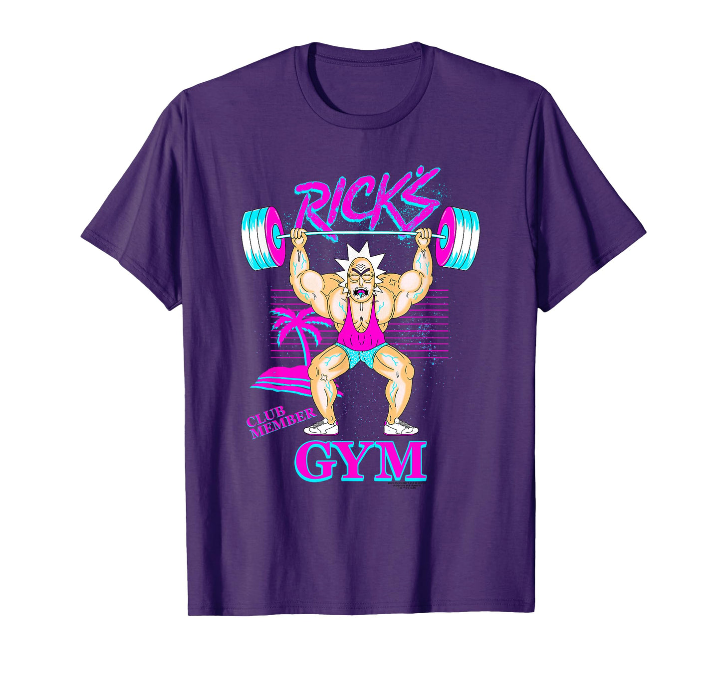 Rick and Morty Rick's Gym T-Shirt