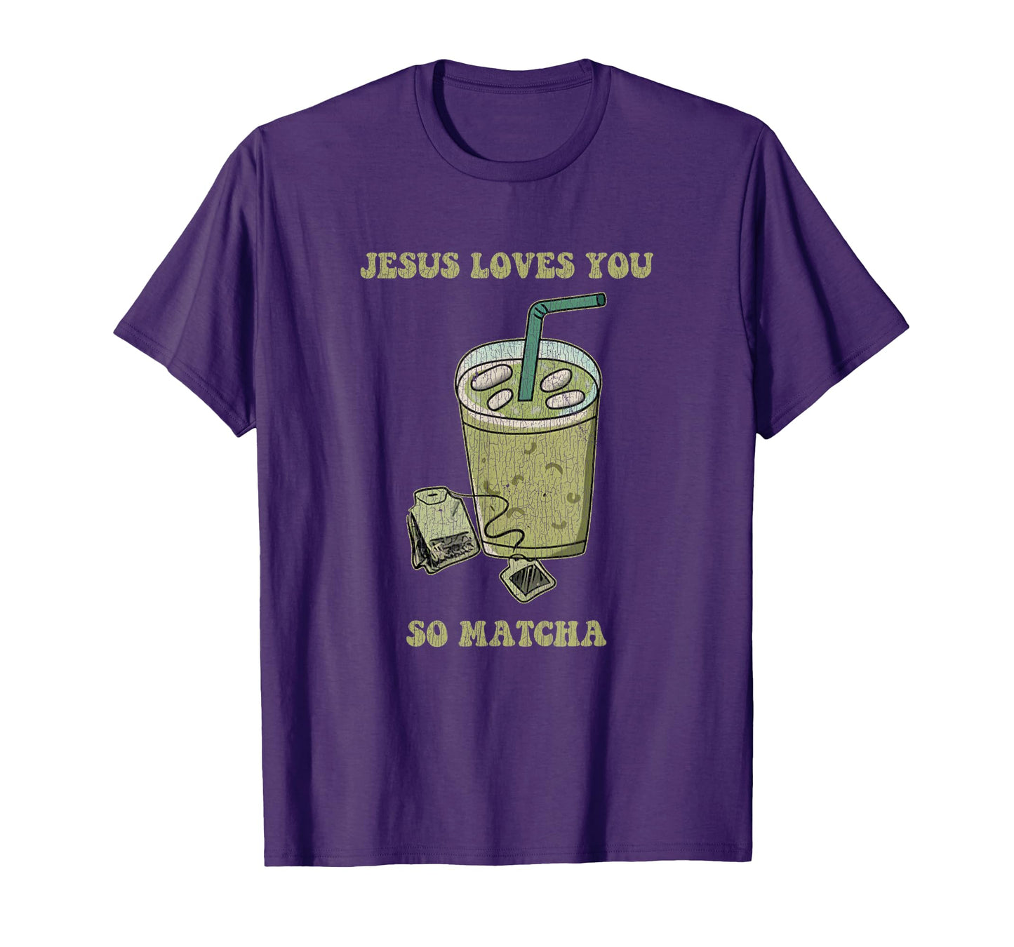 Jesus Loves You So Matcha Funny Drink Cup Of Tea T-Shirt