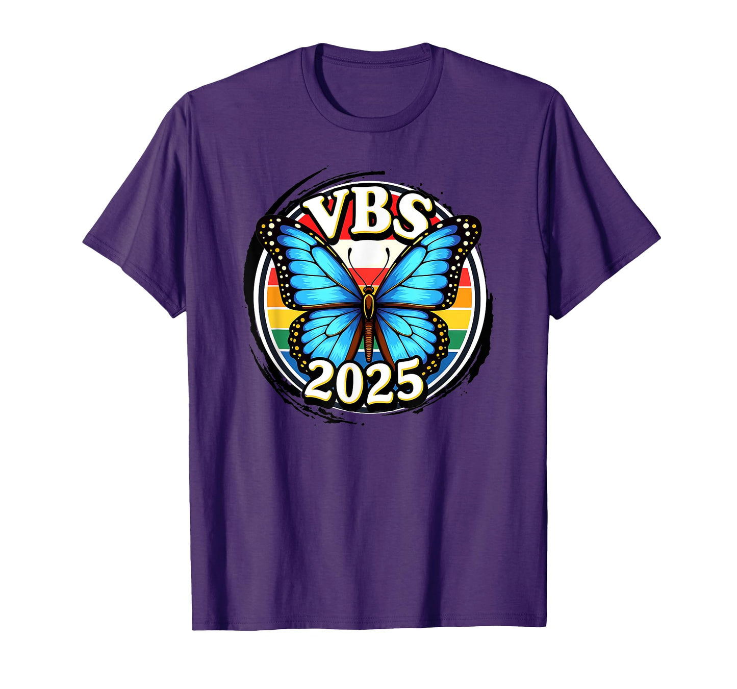 VBS 2025 Magnified Vacation Bible School Butterfly VBS Team T-Shirt