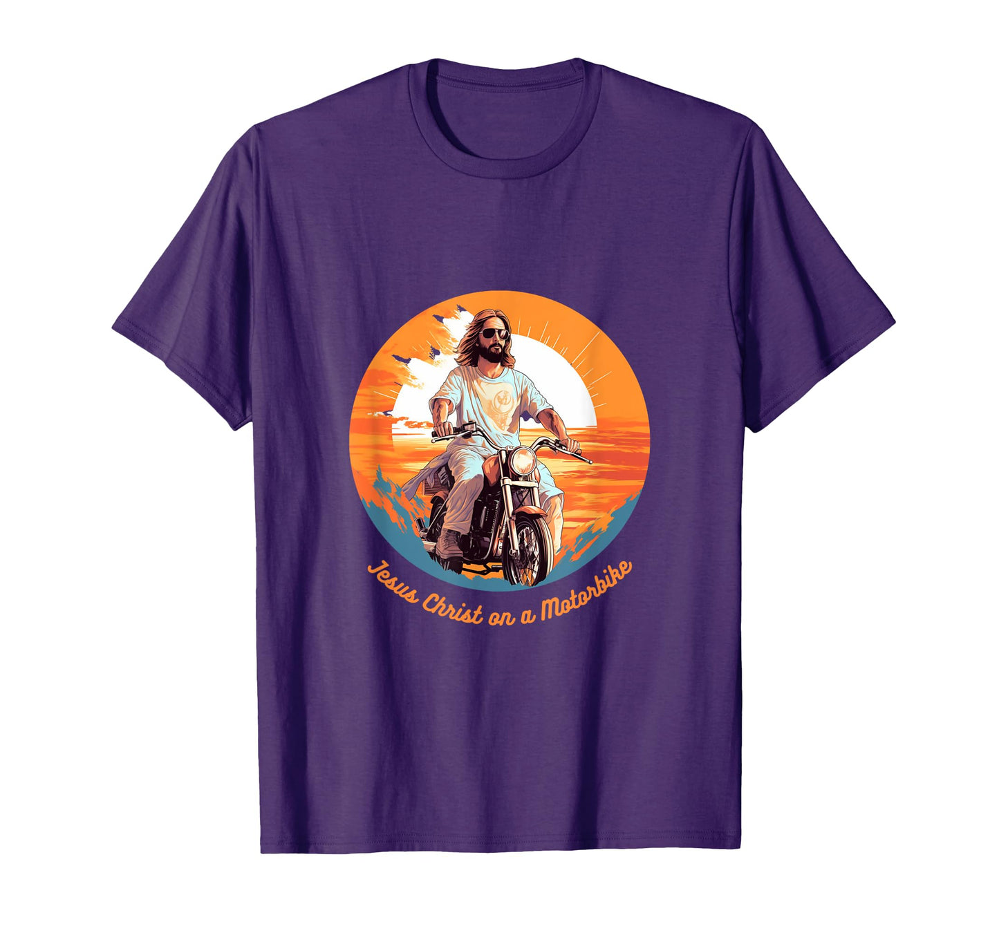 Jesus Christ on a Motorbike T-Shirt