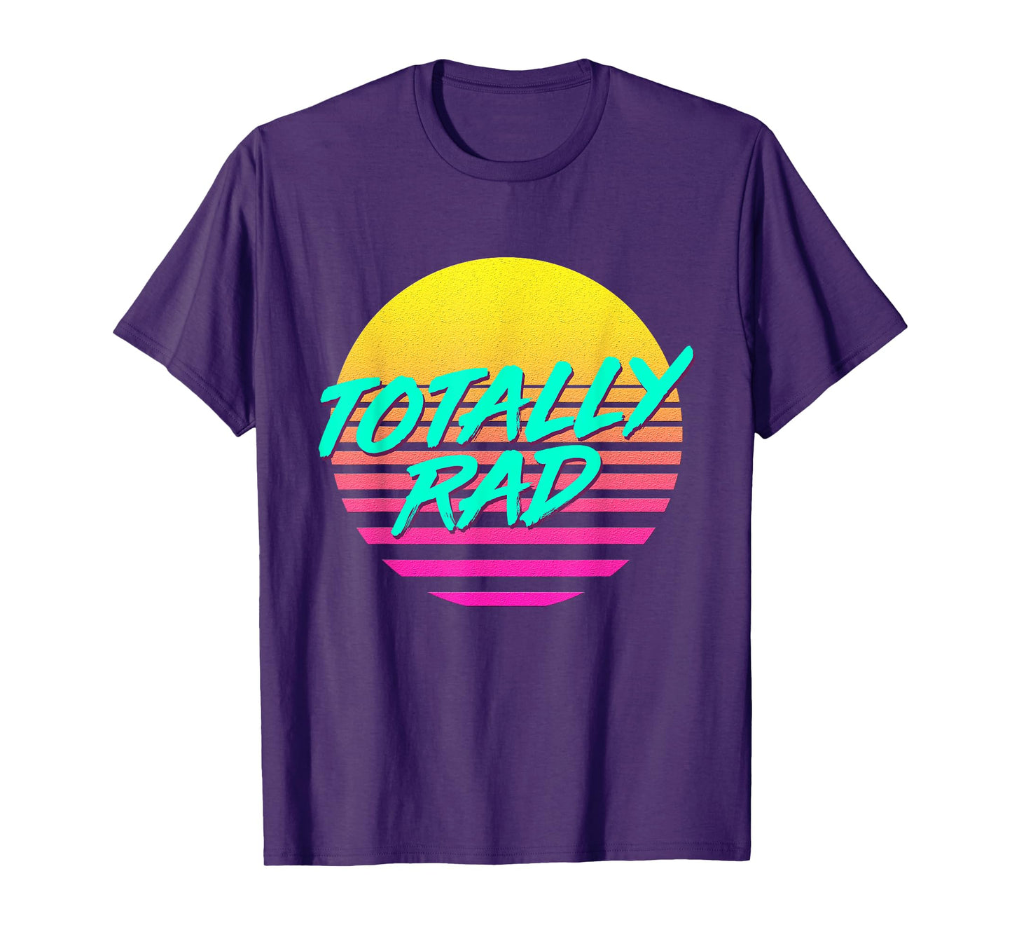 Totally Rad 1980s 80s Outfit Costume Eighties Retro Party T-Shirt