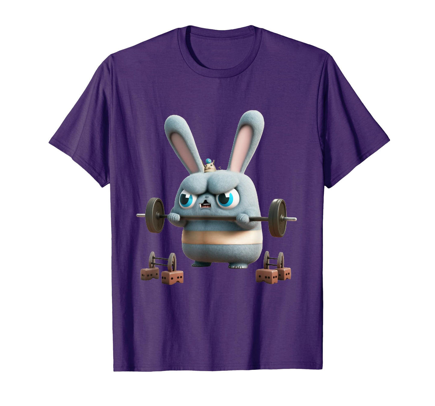 Funny Gym Workout Bunny Fitness Studio Rabbit Cardio Pump T-Shirt